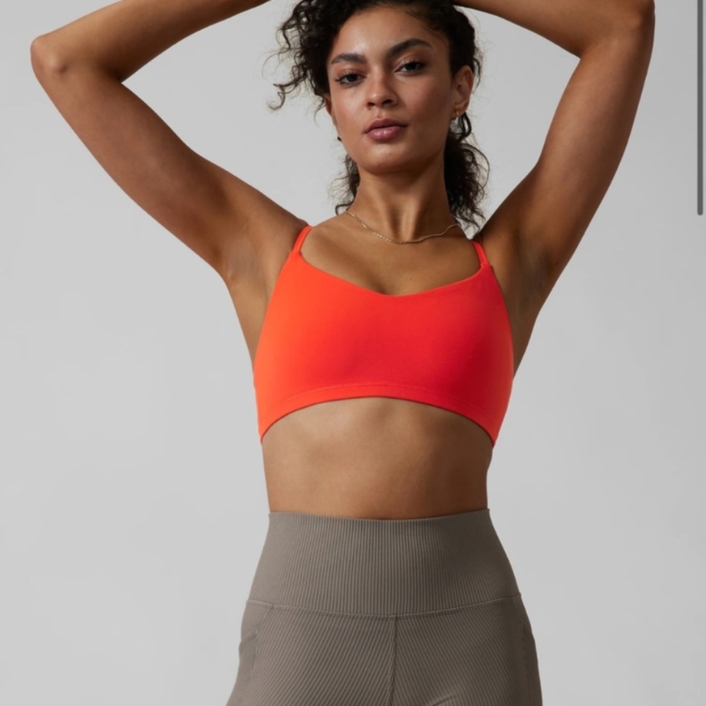 Athleta Elation Bra A-C in Orange - Small